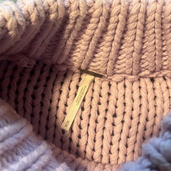 Free People Lilac Cable Knit Sweater - Picture 2 of 3